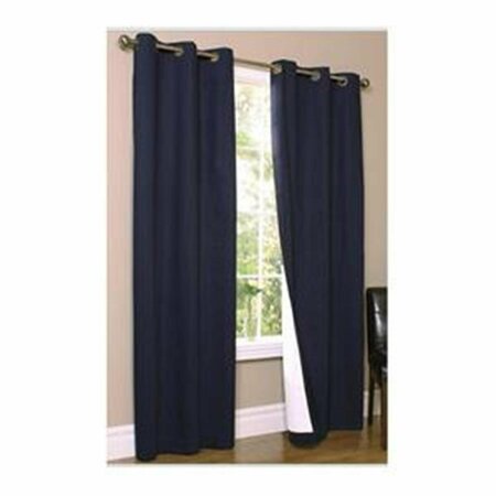 COMMONWEALTH HOME FASHIONS Commonwealth Home Fashion 54 in. Thermalogic Insulated Grommet Top Curtain, Navy 70370-188-609-54